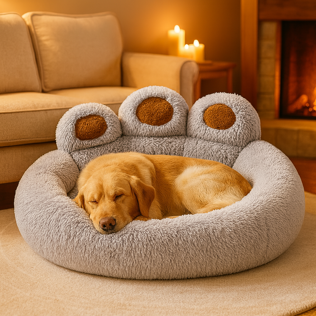 Lit en Peluche Confortable pour Chiens & Chats
